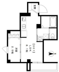 ガレ本八幡の物件間取画像